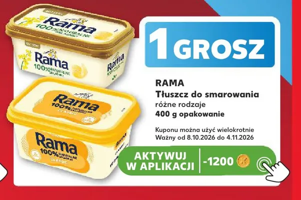 Tłuszcz do smarowania Rama promocja w Kaufland