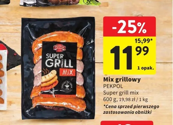 Mix grillowy Pekpol promocja w Intermarche