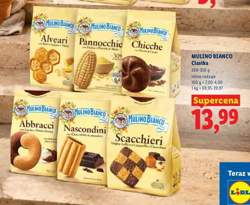 Ciastka Alveari Mulino Bianco promocja w Lidl