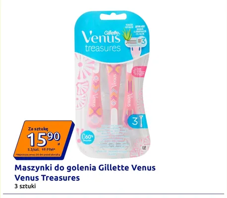 Maszynki do golenia Gillette Venus Treasures promocja w Action