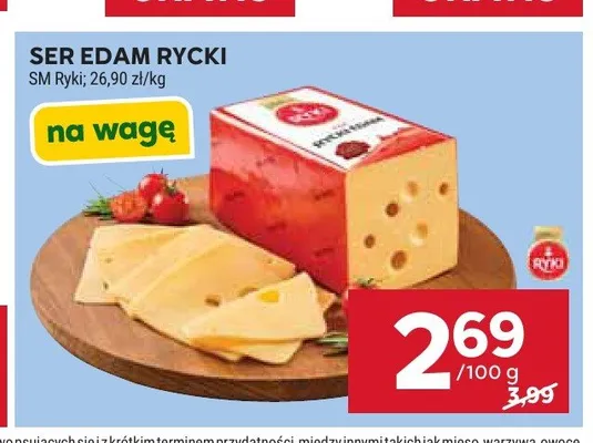 Ser Edam Rycki SM Ryki promocja w Stokrotka