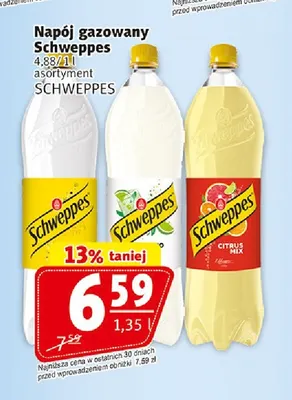 Napój gazowany Schweppes promocja w Prim Market