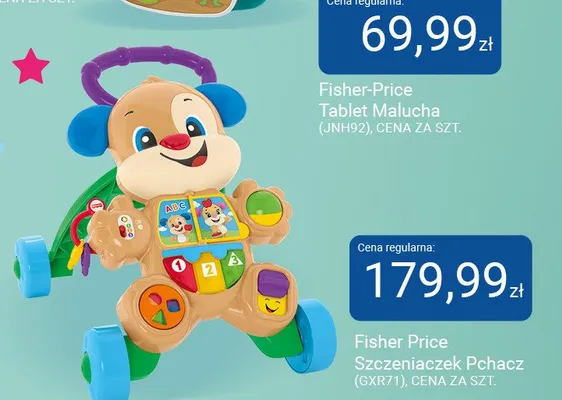 Szczeniaczek Pchacz Fisher Price (GXR71) promocja w Smyk