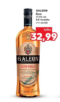 Rum Galeon Rum Gold promocja w Kaufland