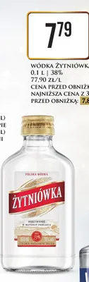 Wódka Żytniówka promocja w Dino