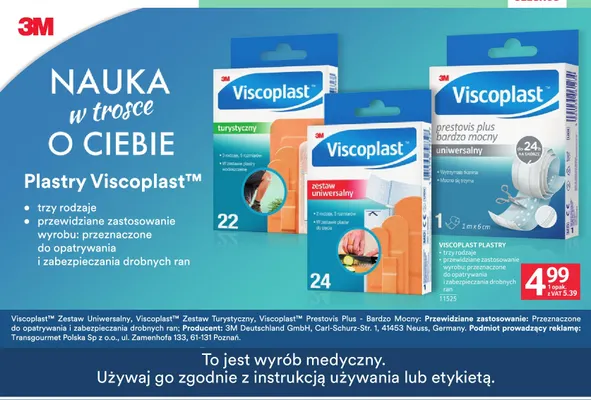 Plastry Viscoplast zestaw uniwersalny promocja w Selgros