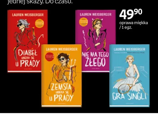Książka Diabeł ubiera się u Prady Lauren Weisberger oprawa miękka promocja w Empik