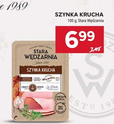 Szynka krucha promocja w Stokrotka