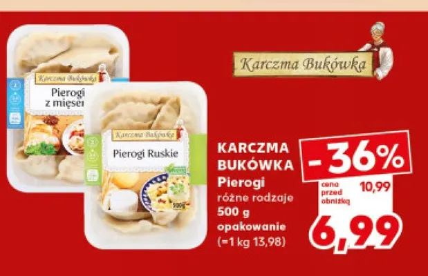 Pierogi z mięsem Karczma Bukówka promocja w Kaufland
