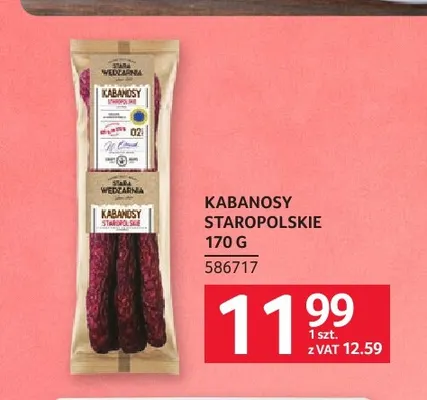 Kabanosy staropolskie Stara Wędzarnia promocja w Selgros