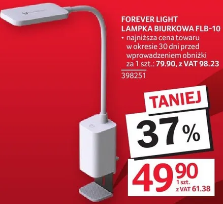 Lampka biurkowa FOREVER LIGHT FLB-10 promocja w Selgros