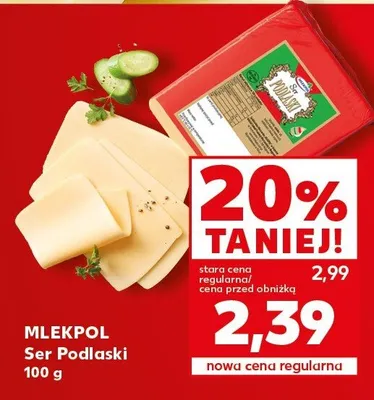 Ser Podlaski Mlekpol promocja w Kaufland
