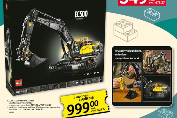 Klocki LEGO Technic 42215 promocja w Selgros