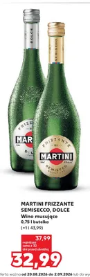 Wino musujące Martini Frizzante Dolce promocja w Kaufland