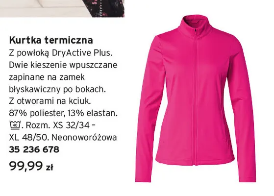 Kurtka termiczna promocja w Tchibo