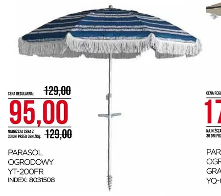 Parasol ogrodowy YT-200FR promocja w Abra Meble