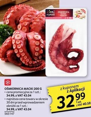 Ośmiornica mącka 200g promocja w Selgros