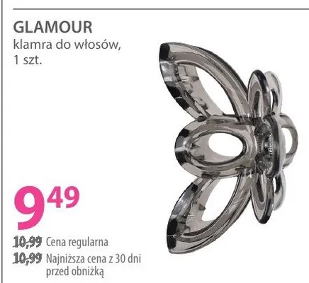 Klamra do włosów GLAMOUR promocja w Hebe