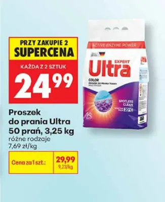 Proszek do prania Ultra promocja w Biedronka
