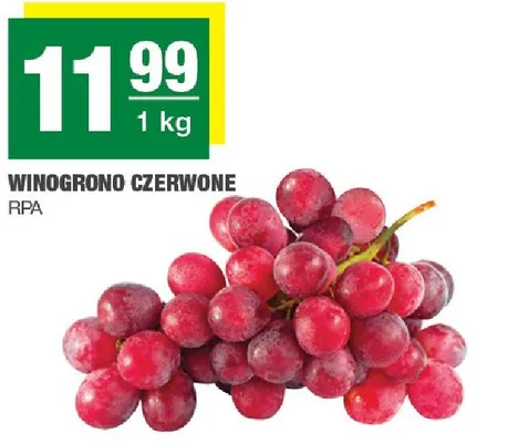 Winogrono czerwone promocja w SPAR
