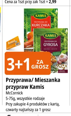 Przyprawa Mieszanka przypraw Kamis promocja w Leclerc