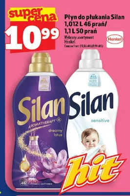 Płyn do płukania Silan 1,1l 50 prań promocja w TOPAZ