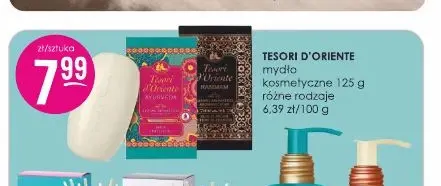 Mydło kosmetyczne Tesori d'Oriente promocja w Drogerie Jasmin