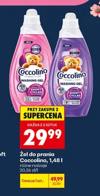 Żel do prania Coccolino Wonder Wash Ultra Care promocja w Biedronka