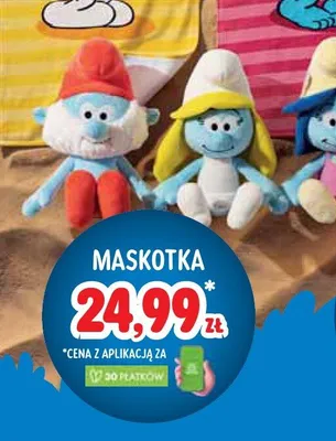 Maskotka Smerfy promocja w Stokrotka