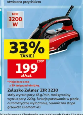 Żelazko Zelmer ZIR 3210 promocja w Auchan