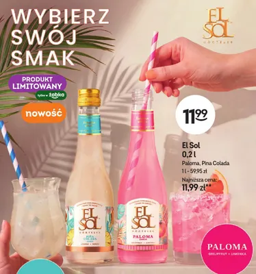 Koktajl El Sol Pina Colada promocja w Żabka