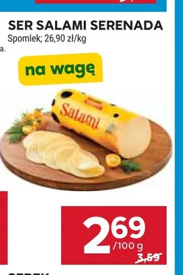 Ser salami Serenada promocja w Stokrotka