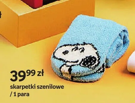 Skarpetki szenilowe Snoopy promocja w Empik