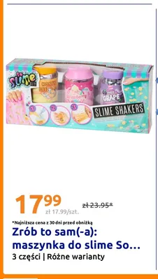 Zrób to sam(-a): maszynka do slime So Slime DIY promocja w Action