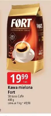 Kawa mielona Fort promocja w Leclerc