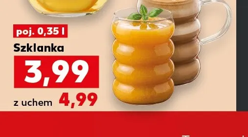 Szklanka 0,35 l promocja w Kaufland