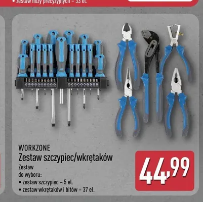 Zestaw szczypiec 5-elementowy WORKZONE promocja w Aldi