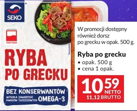 Ryba po grecku Seko promocja w Makro
