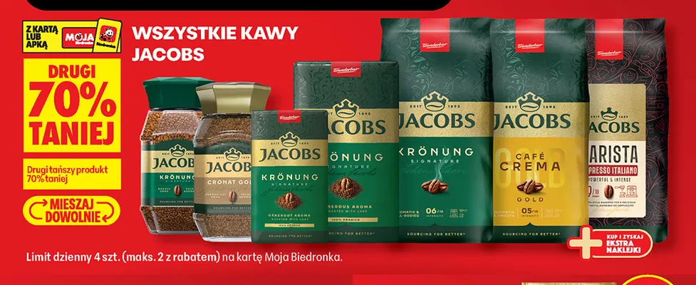 Kawy Jacobs promocja w Biedronka