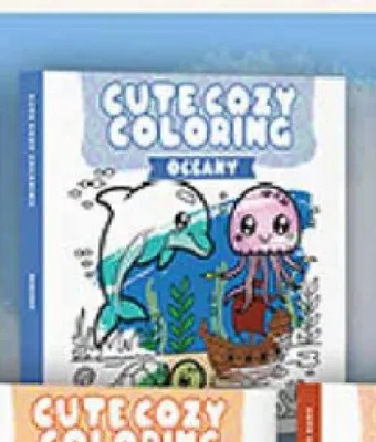 Książka do kolorowania Cute Cozy Coloring Oceany promocja w Biedronka