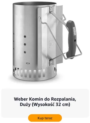 Komin do rozpalania Weber duży promocja w Amazon