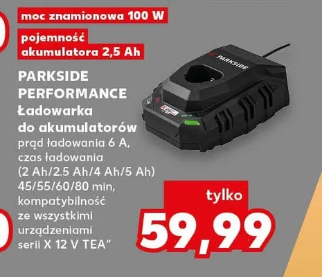 Ładowarka do akumulatorów Parkside Performance promocja w Kaufland