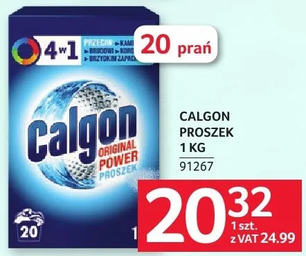 Proszek do prania Calgon 1 KG promocja w Selgros