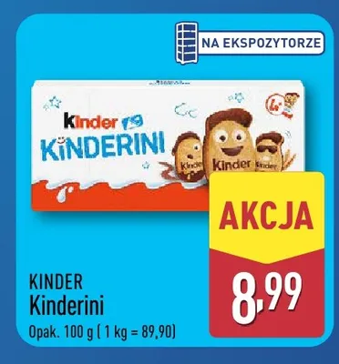 Ciastka Kinder Kinderini promocja w Aldi