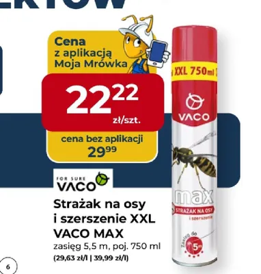 Strażak na osy i szerszenie XXL VACO MAX promocja w PSB Mrówka