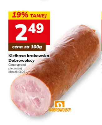 Kiełbasa krakowska Dobrowolscy promocja w Hitpol