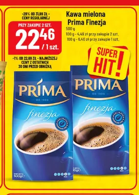 Kawa mielona Prima Finezja promocja w POLOmarket
