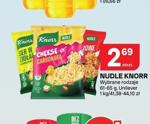 Zupa błyskawiczna Nudle Knorr Pomidorowe promocja w Chorten