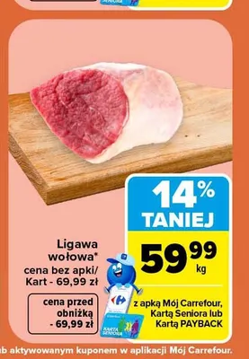 Ligawa wołowa promocja w Carrefour