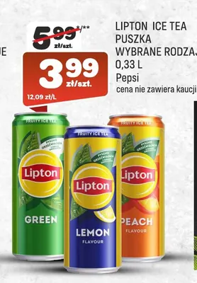Herbata mrożona Lipton Ice Tea Lemon promocja w Społem Praga